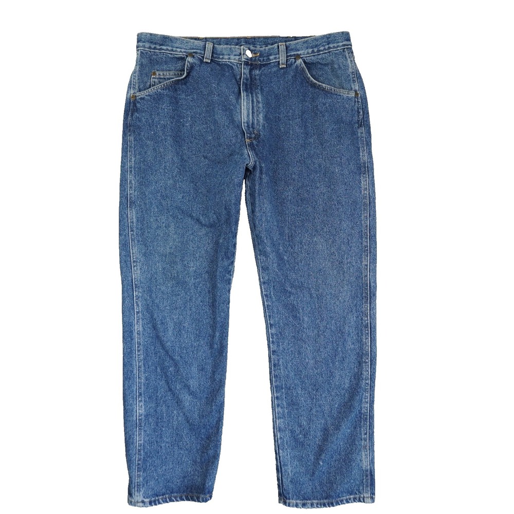 Wrangler Vintage Regular Fit Straight Leg Jeans Mens 40x30 Blue USA Made 96505DK